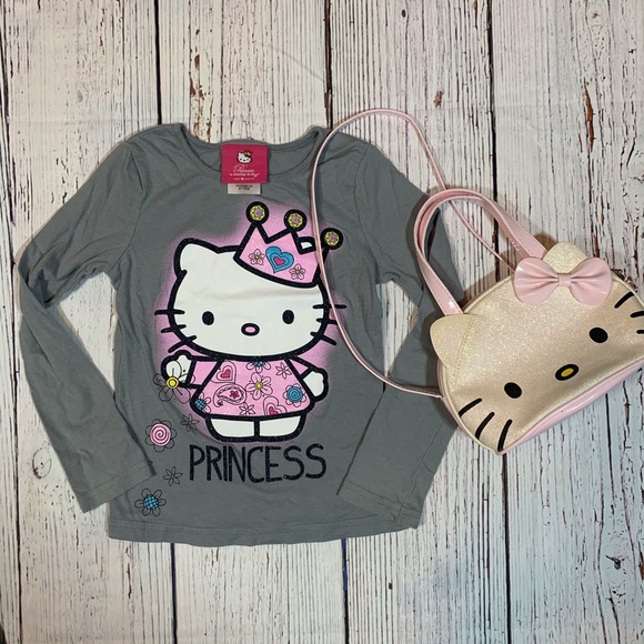 Hello Kitty Tee and Bag - Picture 1 of 4